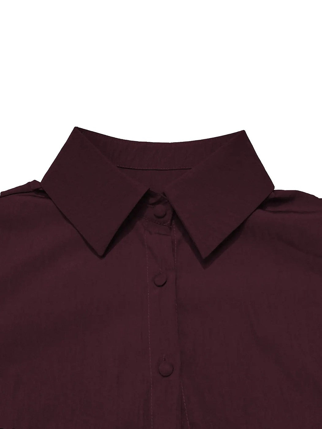 Women's Relaxed Fit Button Through Crepe Shirt