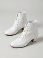 Women's Croc Lace Up Ankle Boots