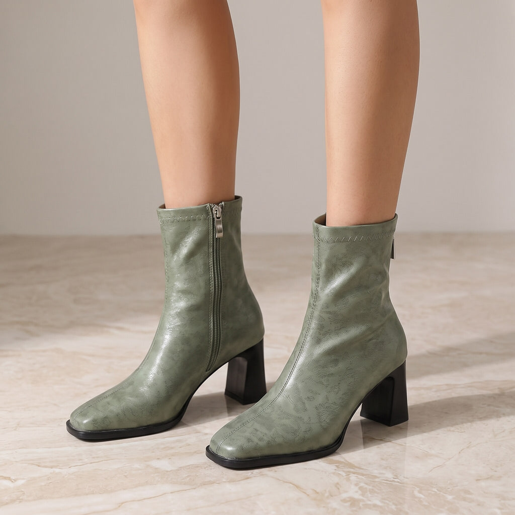 Women's Red Sock Ankle Boots