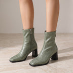 Women's Red Sock Ankle Boots