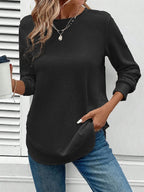 Women's Smooth Knit Round Neck Jumper