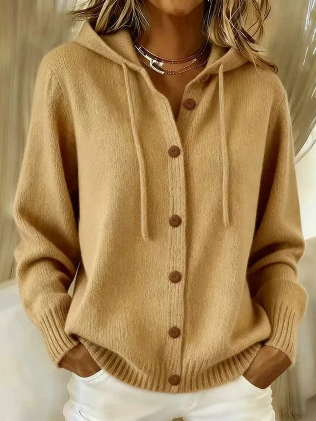 Women's Hooded Zip Through Sports Jacket