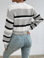 Women's Drop Shoulder Round Neck Jumper