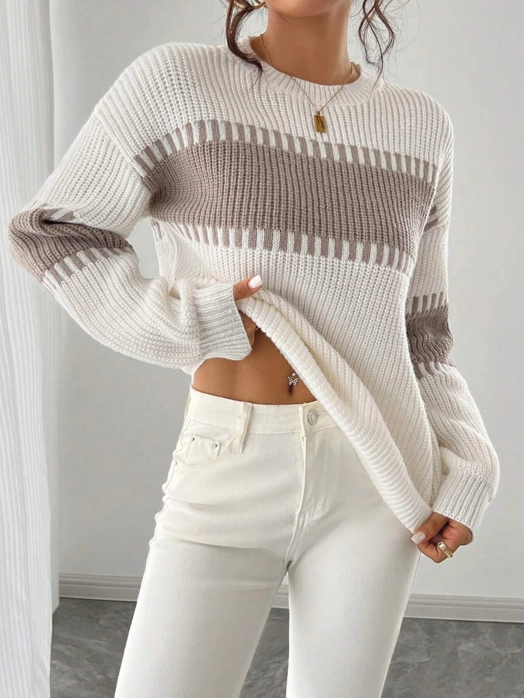 Women's Straight Cut Longline Knit Cardigan