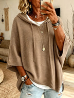 Women's Oversized Drawstring Hoodie