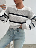 Women's Drop Shoulder Round Neck Jumper
