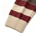 Women's Speckled Stripe Crew Neck Knitted Jumper
