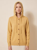 Women's Hooded Zip Through Sports Jacket