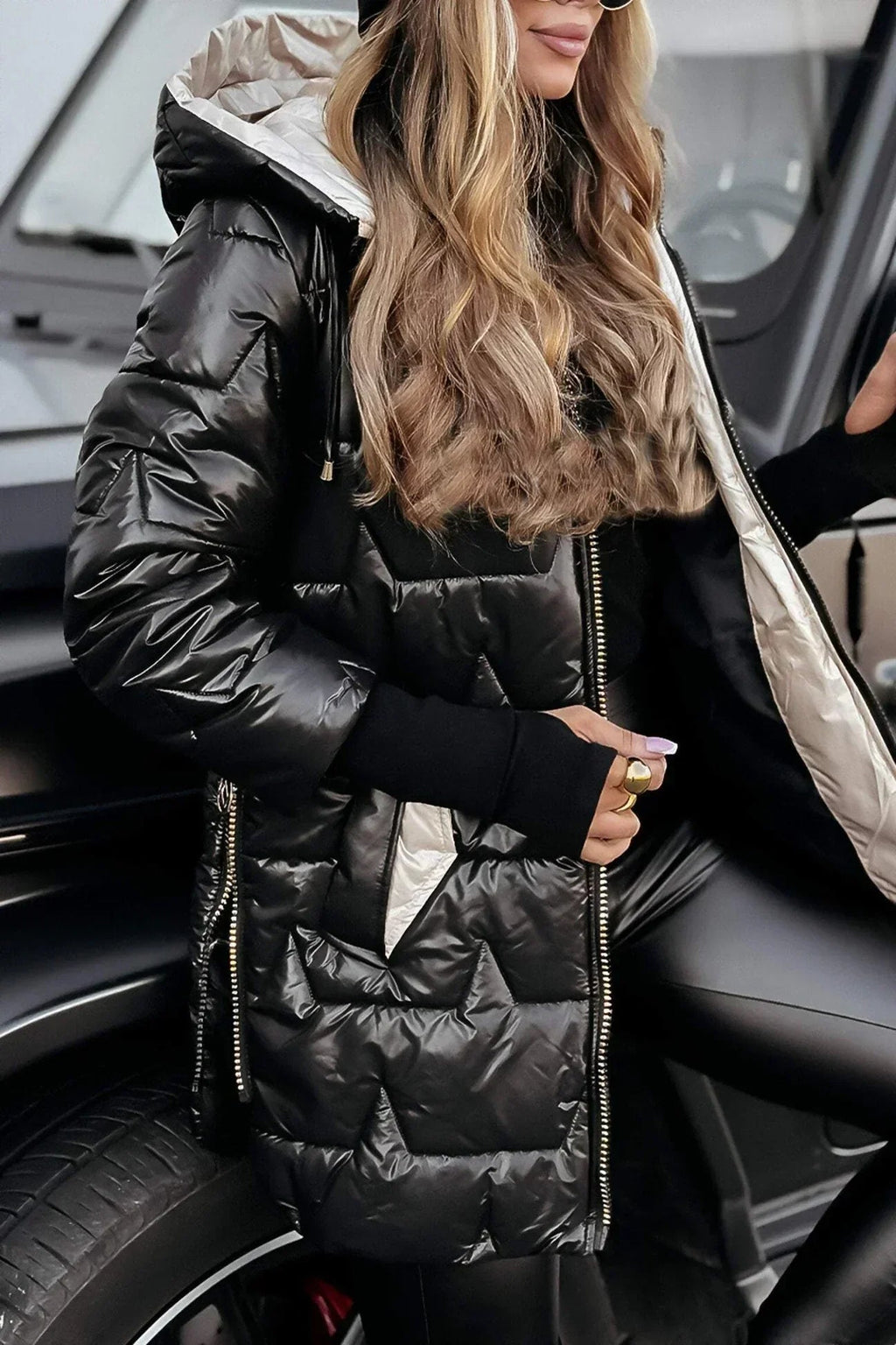 Women's Padded Hooded Winter Coat