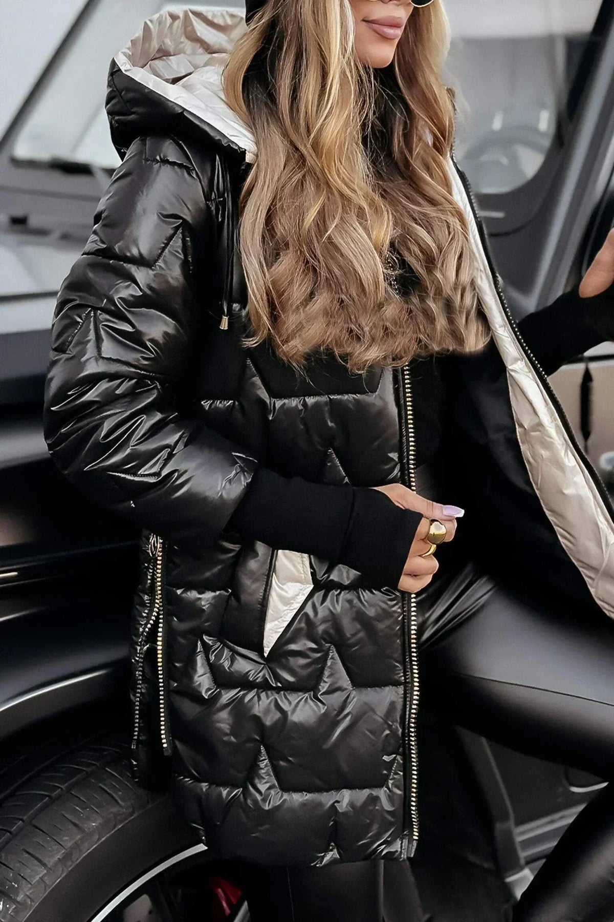 Women's Padded Hooded Winter Coat