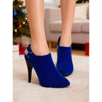 Women's Suede Stiletto Boots