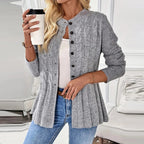 Women's Button Front Knitted Cardigan