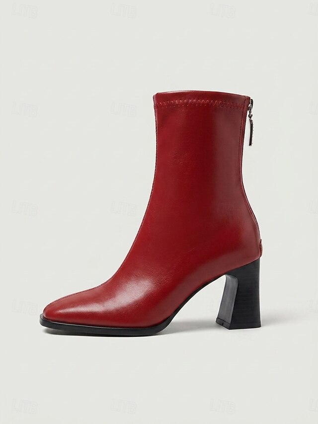 Women's Red Sock Ankle Boots