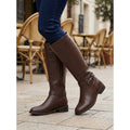 Women's Classic Leather Riding Boots