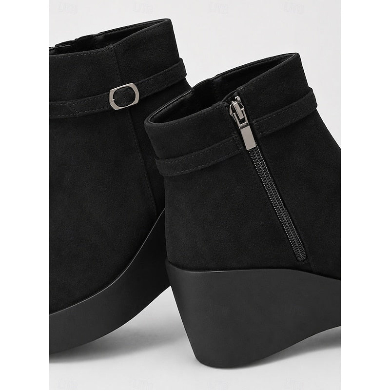 Women's Wedge Platform Ankle Boots