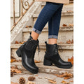 Women's Chunky Sole Combat Boots