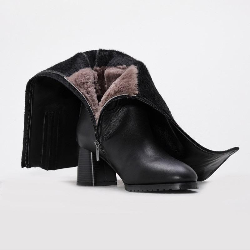 Women's Fur Lined Tall Winter Boots