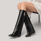 Women's Fold Over Knee High Boots