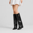 Women's Fold Over Knee High Boots